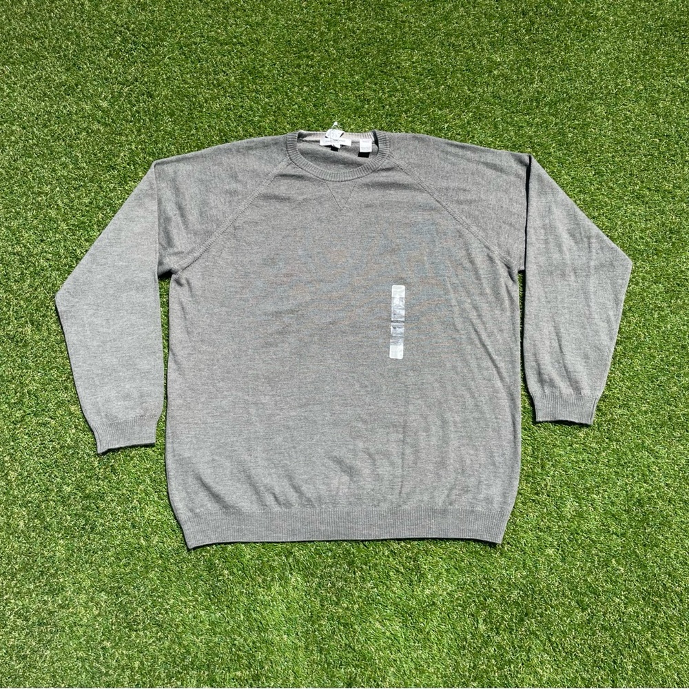 NEW Pronto Uomo Merino Wool Sweater Mens Size 2XLT Green